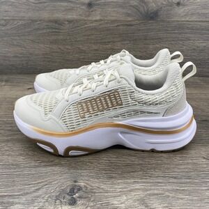 Puma Softride Ruby Better Womens Sneakers Cream Gold 310163-03 Size 7.5